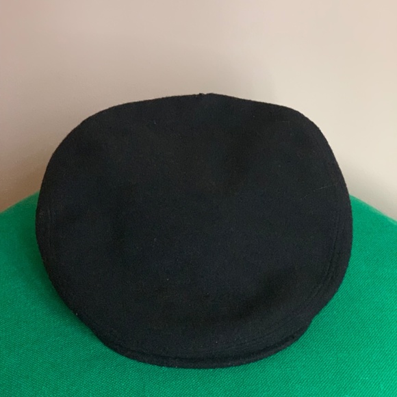 Conte of Florence Vintage Black Cabbie Newsboy Cap - Picture 5 of 11